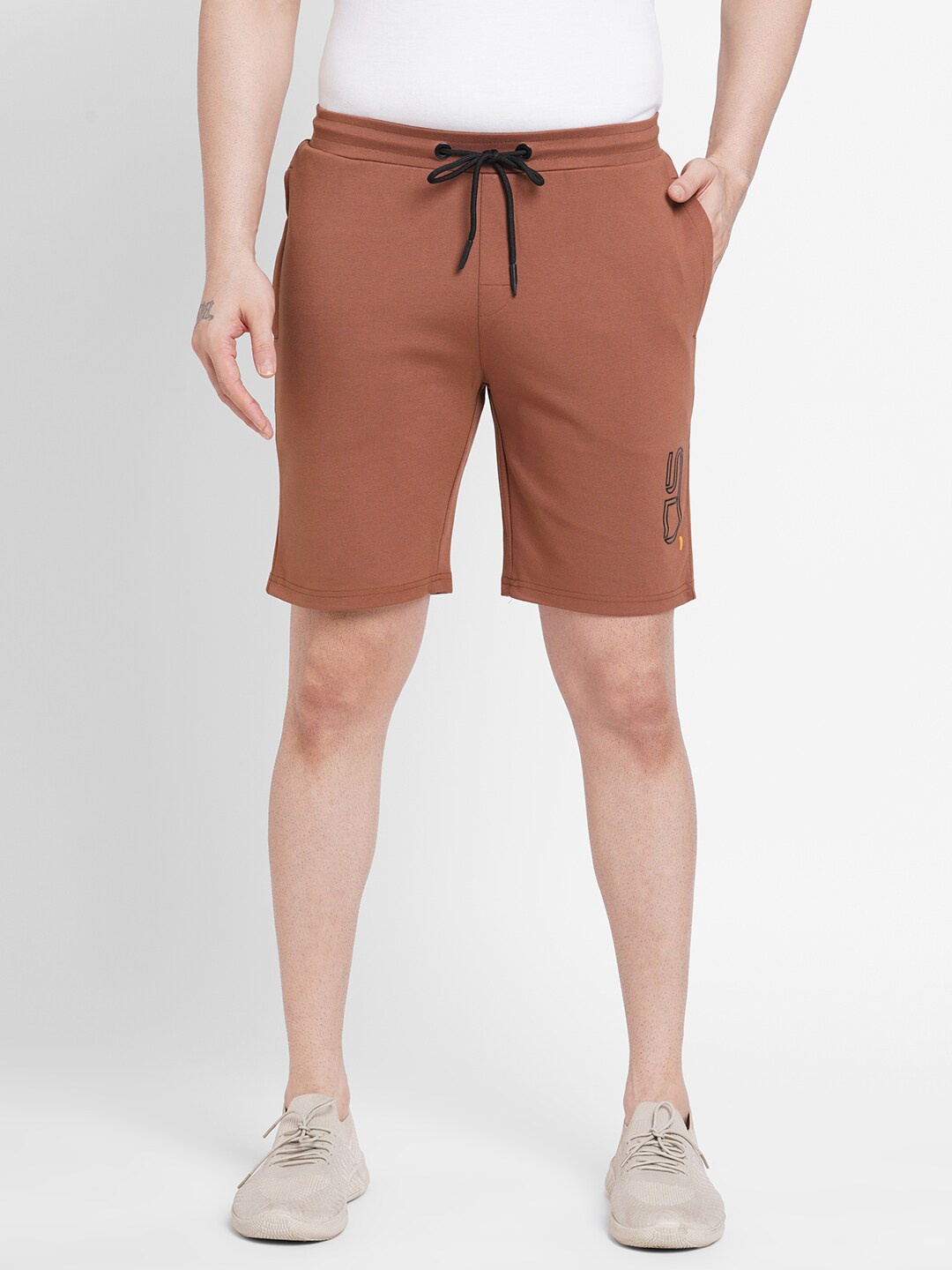 

Sweet Dreams Men Copper-Toned Lounge Shorts