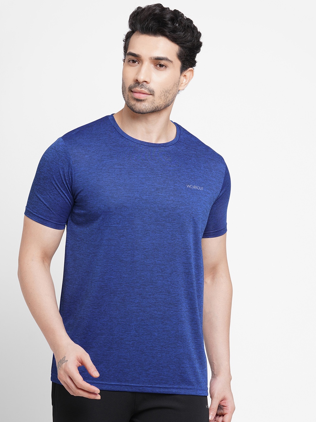 

Sweet Dreams Men Blue Solid Lounge T-shirt