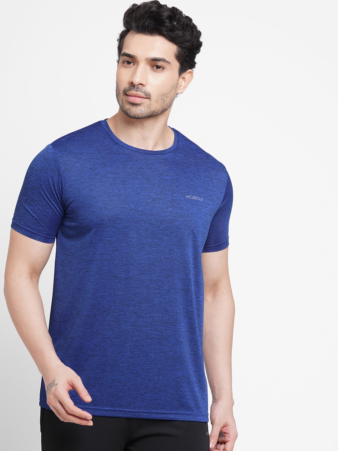 

Sweet Dreams Men Blue Solid Lounge T-shirts