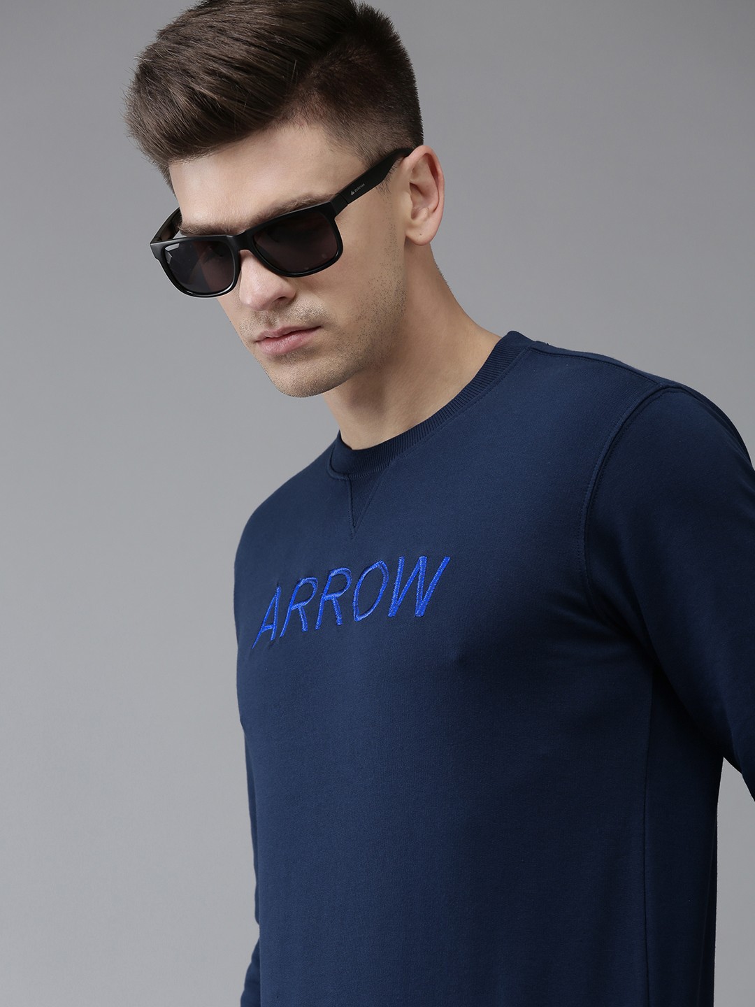 

Arrow Men Blue Regular Fit Sweatshirt