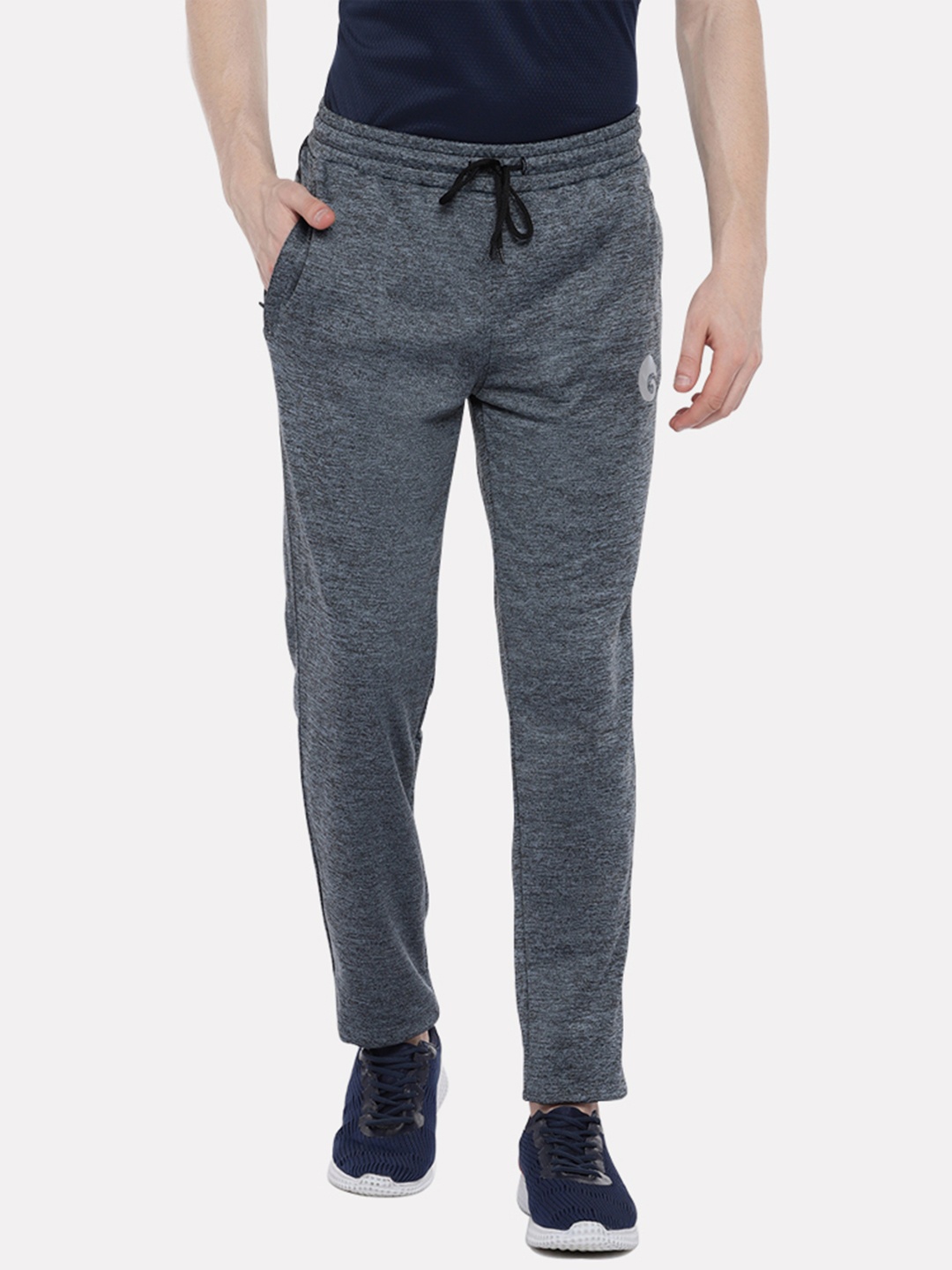 

Omtex Men Grey Relaxed Trousers