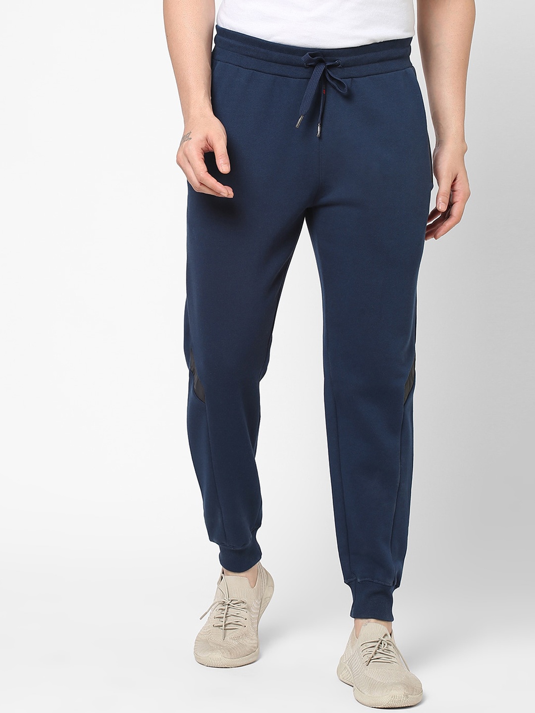 

Sweet Dreams Men Navy Blue Solid Track Pants