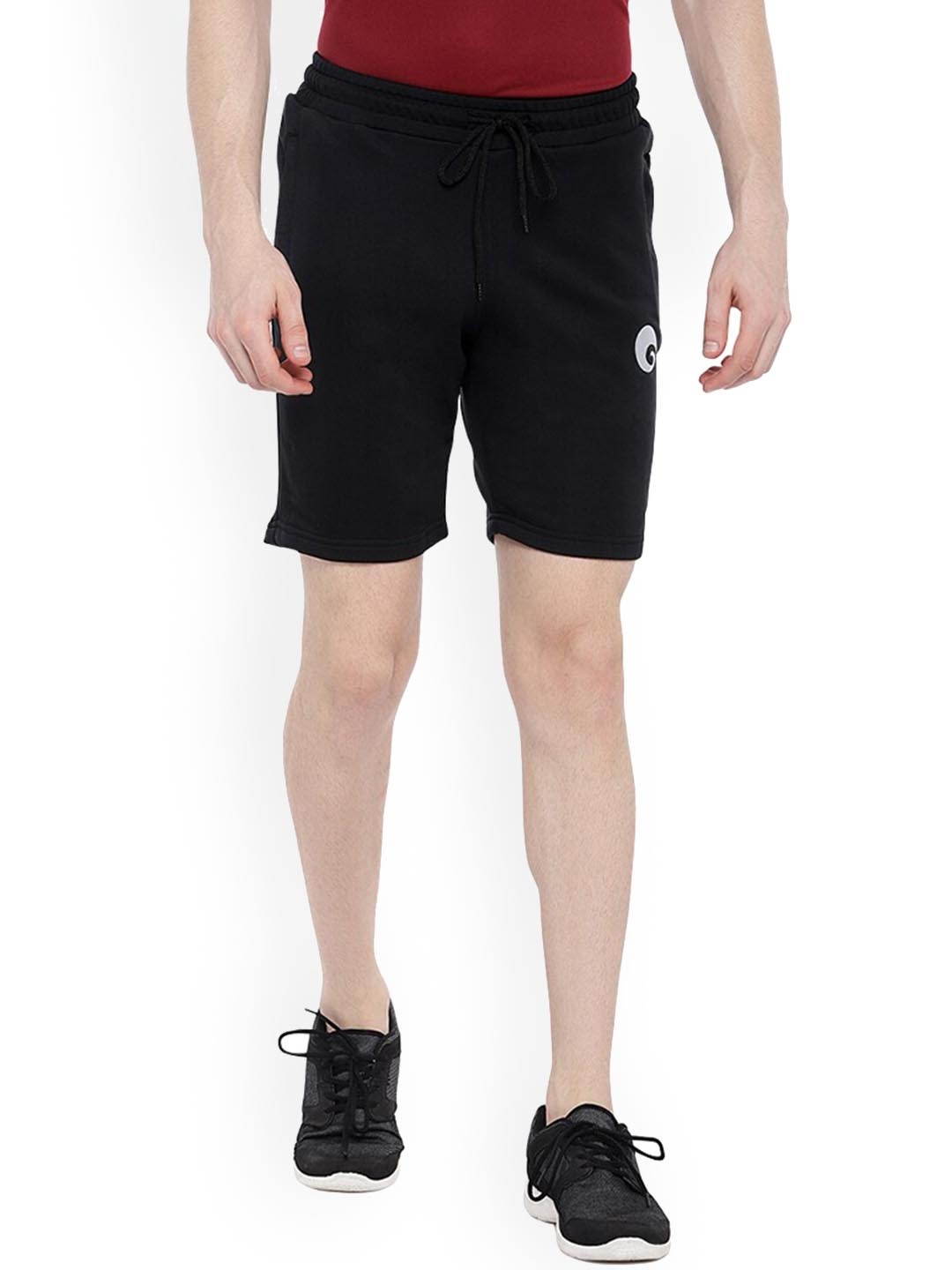 

Omtex Men Black Training or Gym Sports Shorts