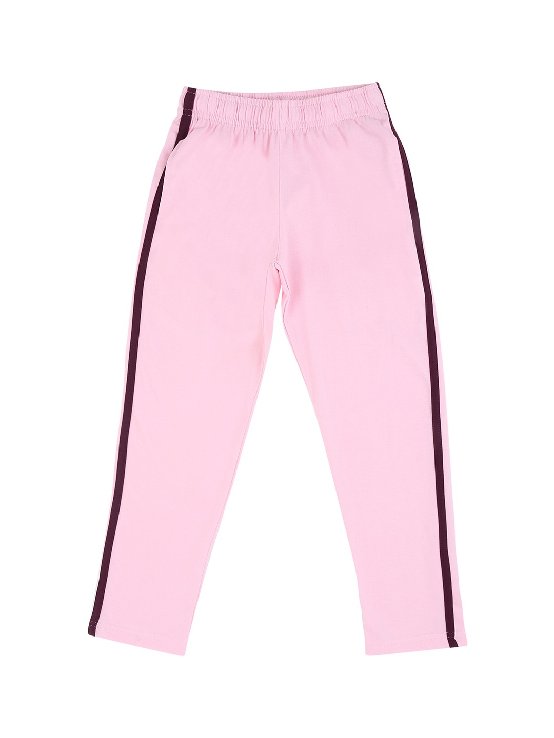 

DYCA Girls Pink Solid Cotton Track Pants