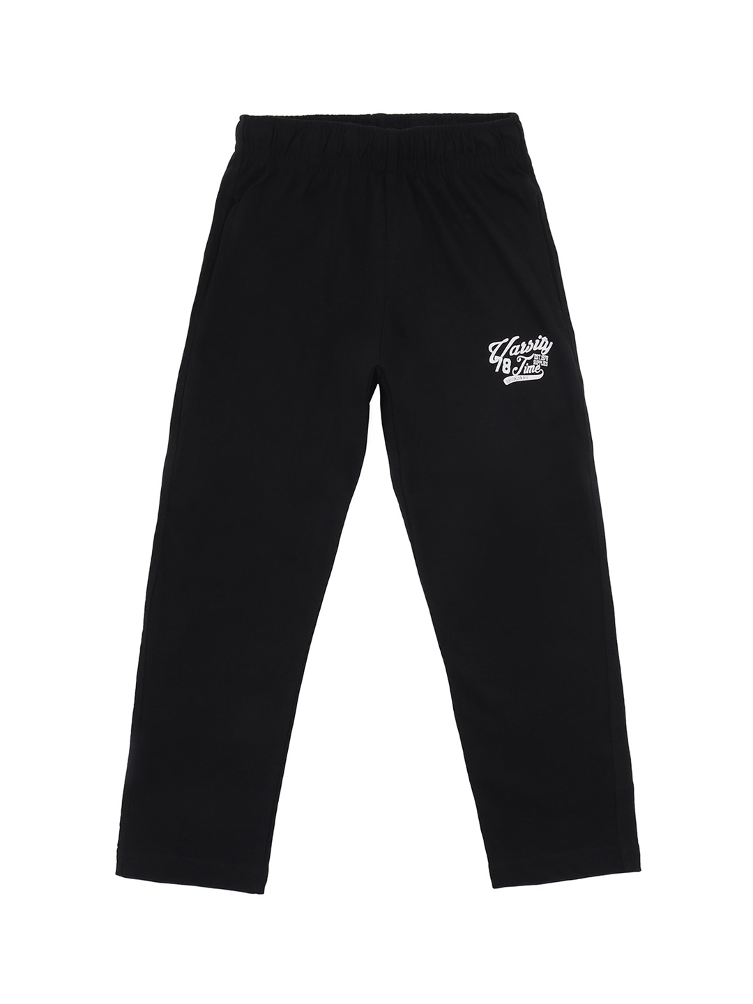 

DYCA Boys Black Solid Cotton Track Pants