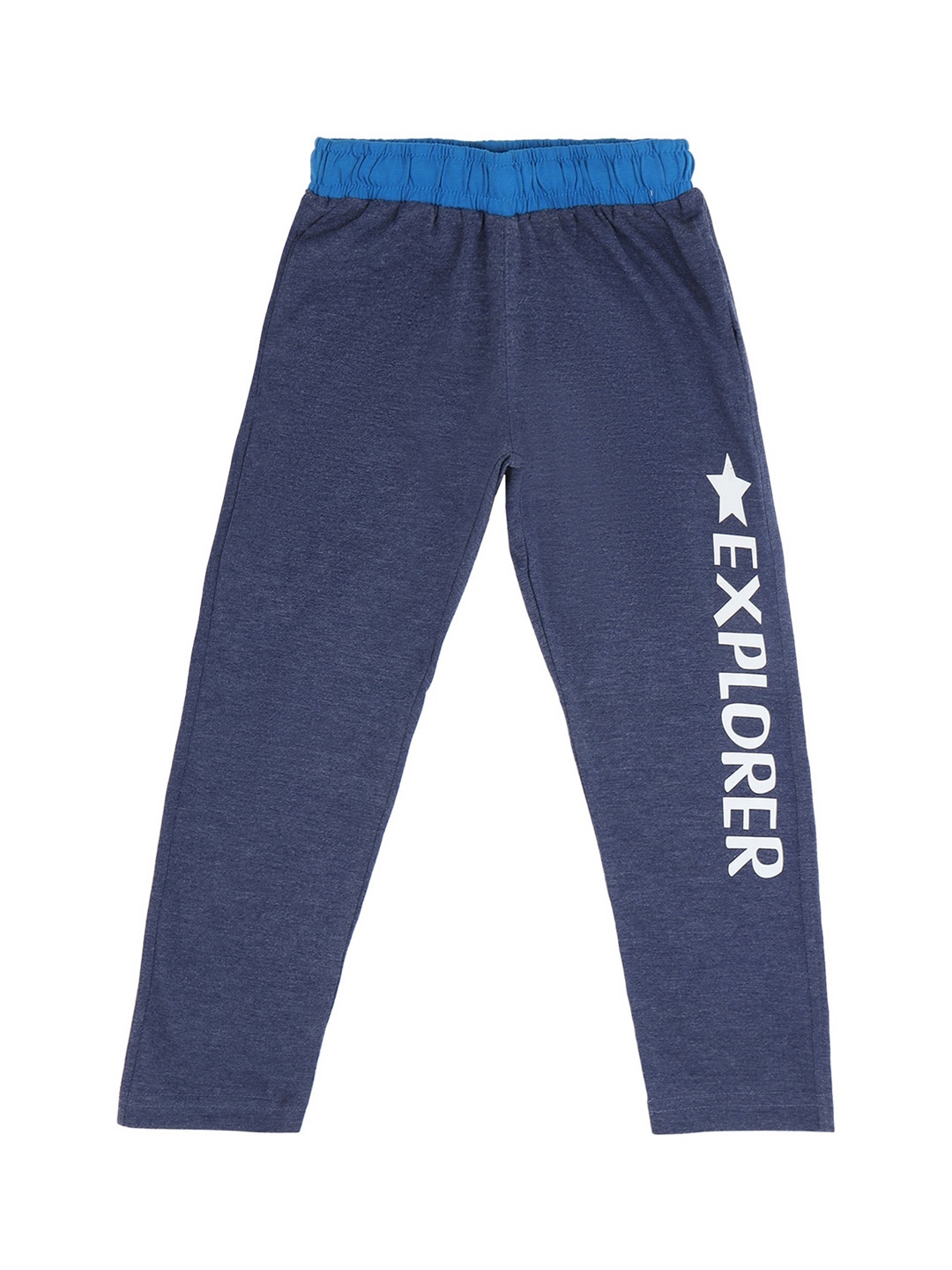 

DYCA Boys Navy Blue Solid Cotton Track Pants