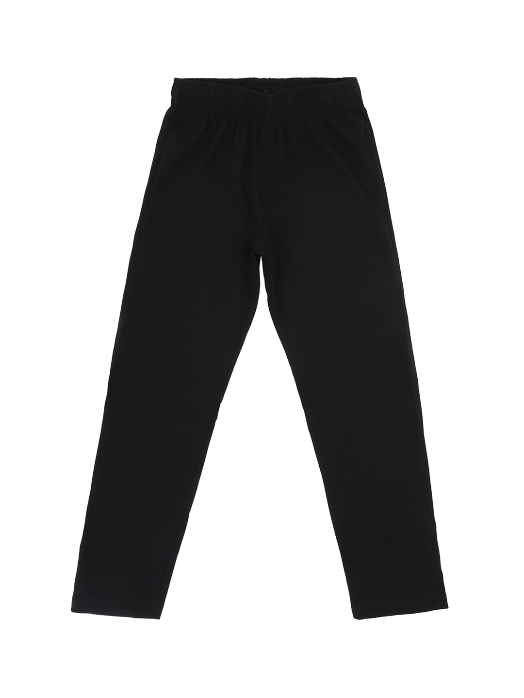 

DYCA Girls Black Solid Cotton Track Pant