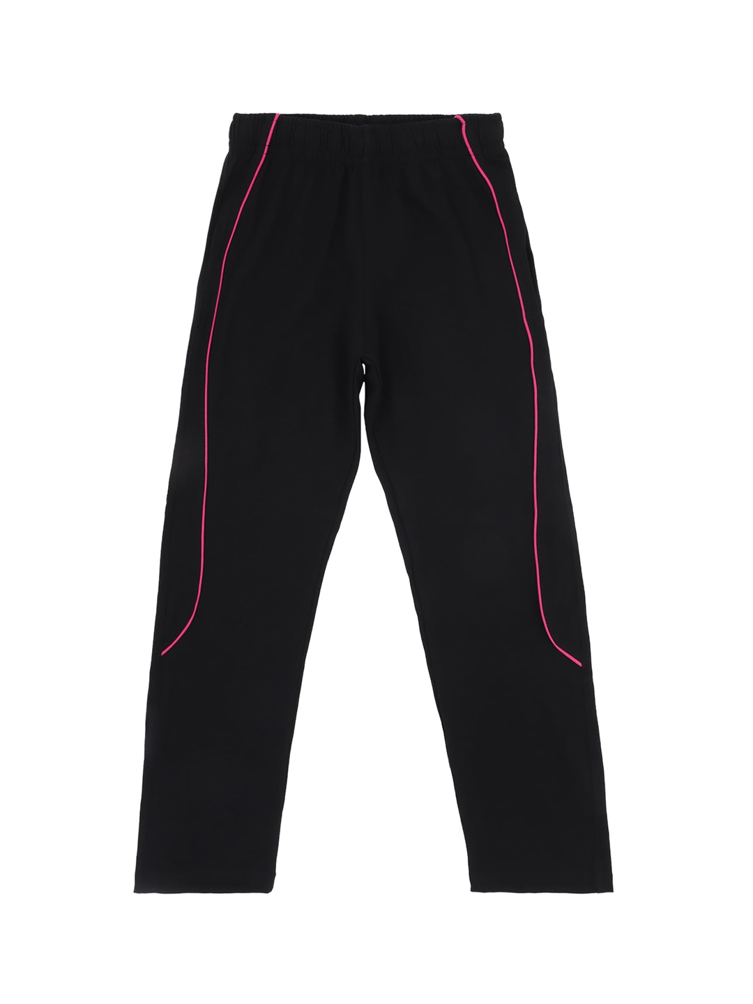 

DYCA Girls Black Solid Cotton Track Pants