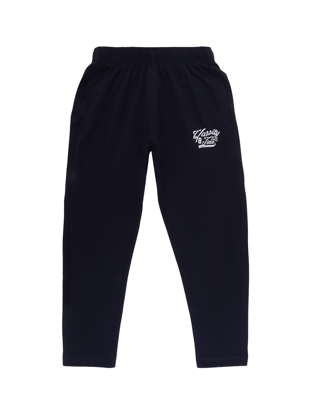 

DYCA Boys Navy Blue Solid Cotton Track Pants