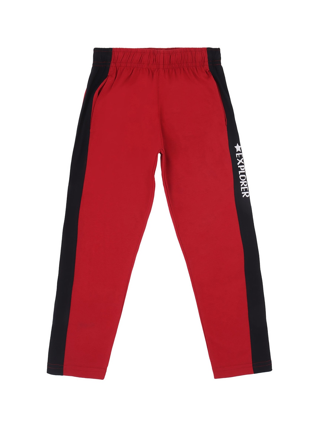 

DYCA Boys Red Solid Cotton Track Pants