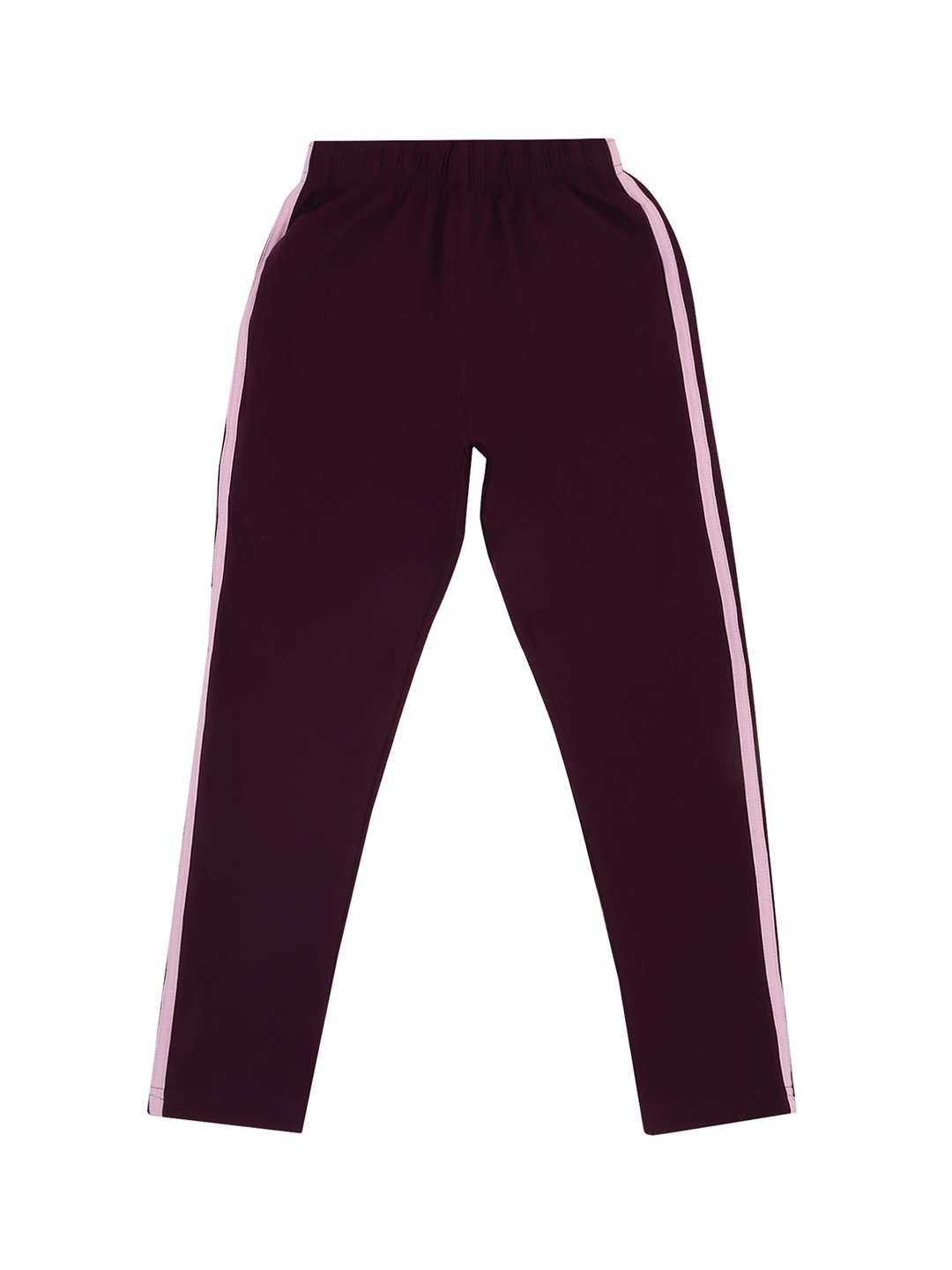 

DYCA Girls Burgundy Solid Regular Cotton Track Pants