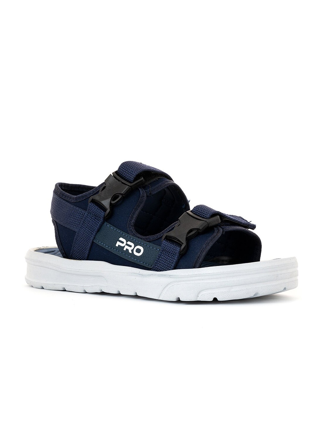 

Khadims Men Blue & White Comfort Sandals