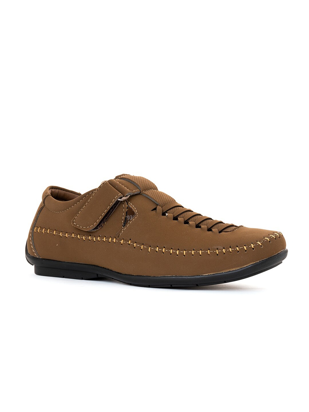 

Khadims Men Brown Shoe-Style Sandals