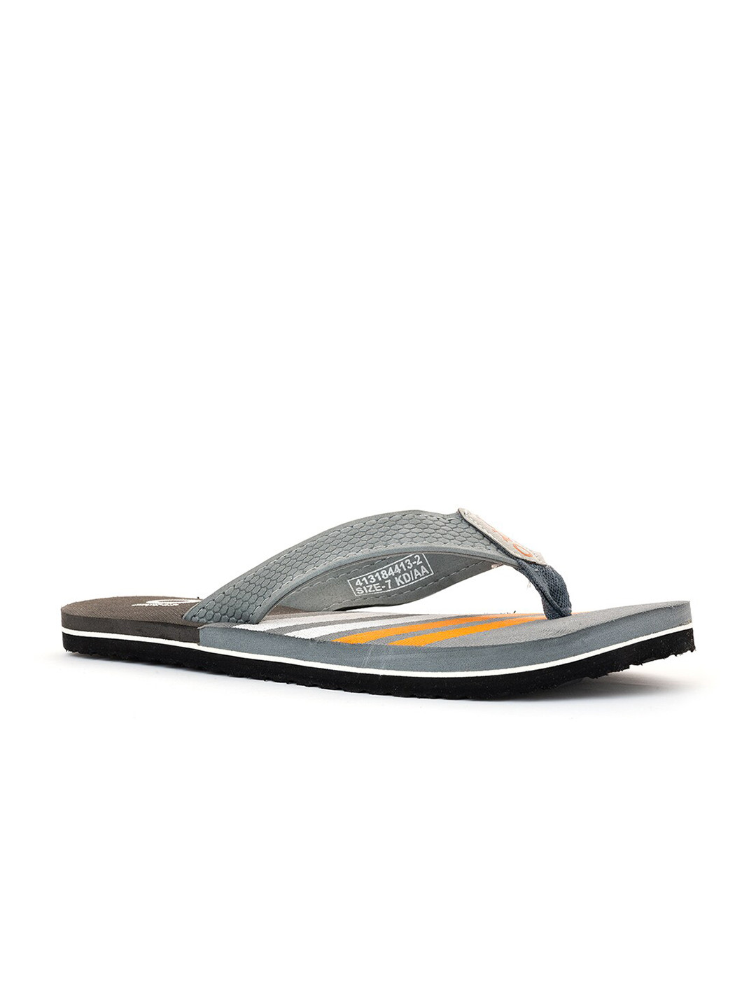 

Khadims Men Grey Thong Flip-Flops