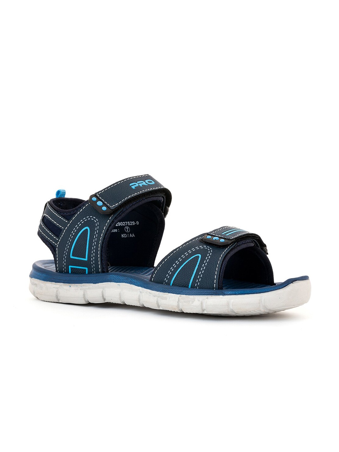 

Khadims Men Blue & White Comfort Sandals