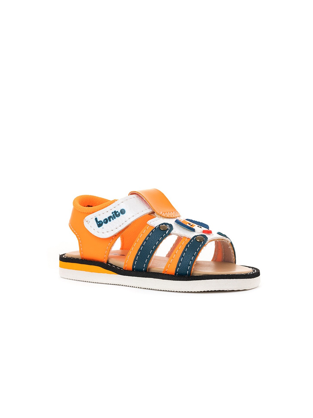 

Khadims Kids Orange & Blue Comfort Sandals