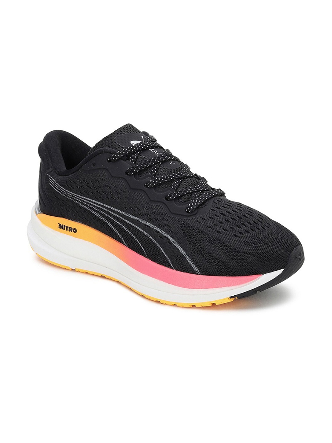 

Puma Women Black Magnify Nitro Surge Wns Textile Running Shoes
