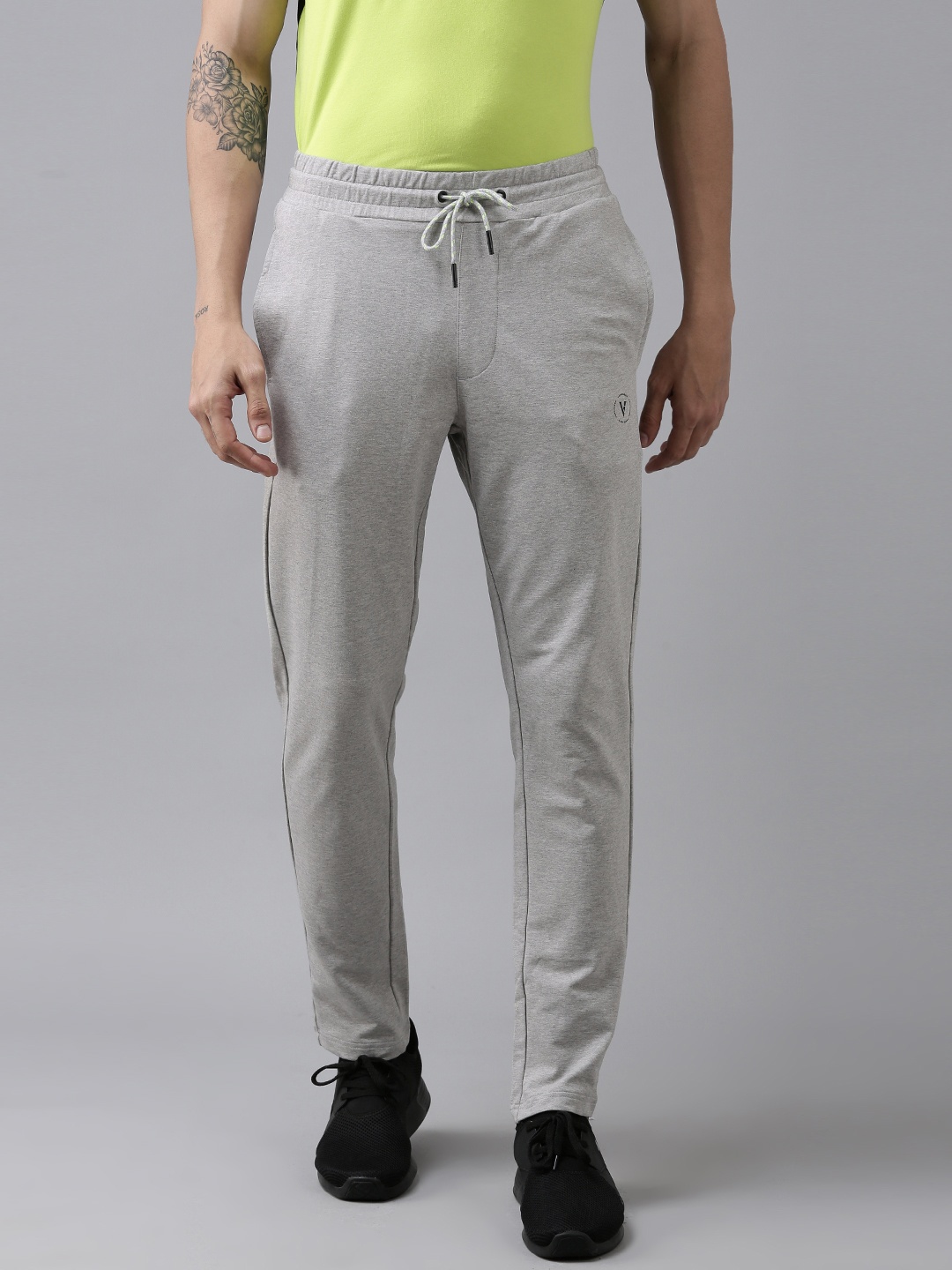 

Van Heusen Flex Men Grey Melange Sports Track Pants