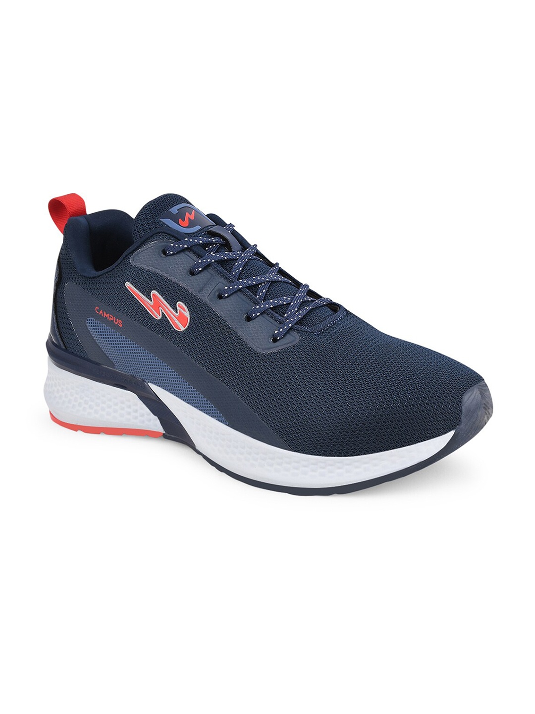 

Campus Men Lace-up Navy Blue Mesh Running Shoes