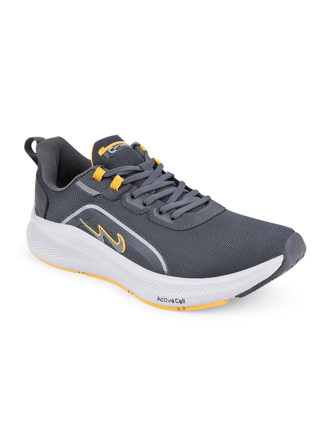 

Campus Men Grey Mesh Running Shoes