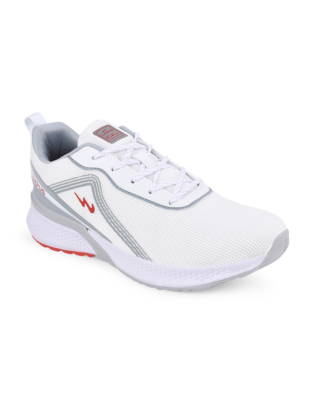 

Campus Men White Mesh Running Shoes