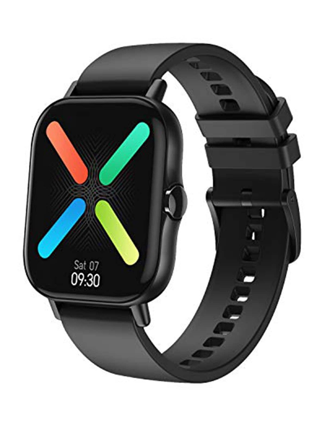 

bfit Black Solid Alpha Smart Bluetooth Calling Smartwatch