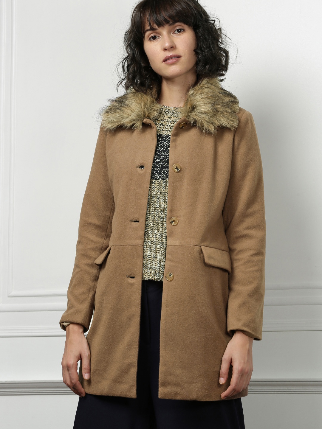 

all about you Women Brown Solid Parka
