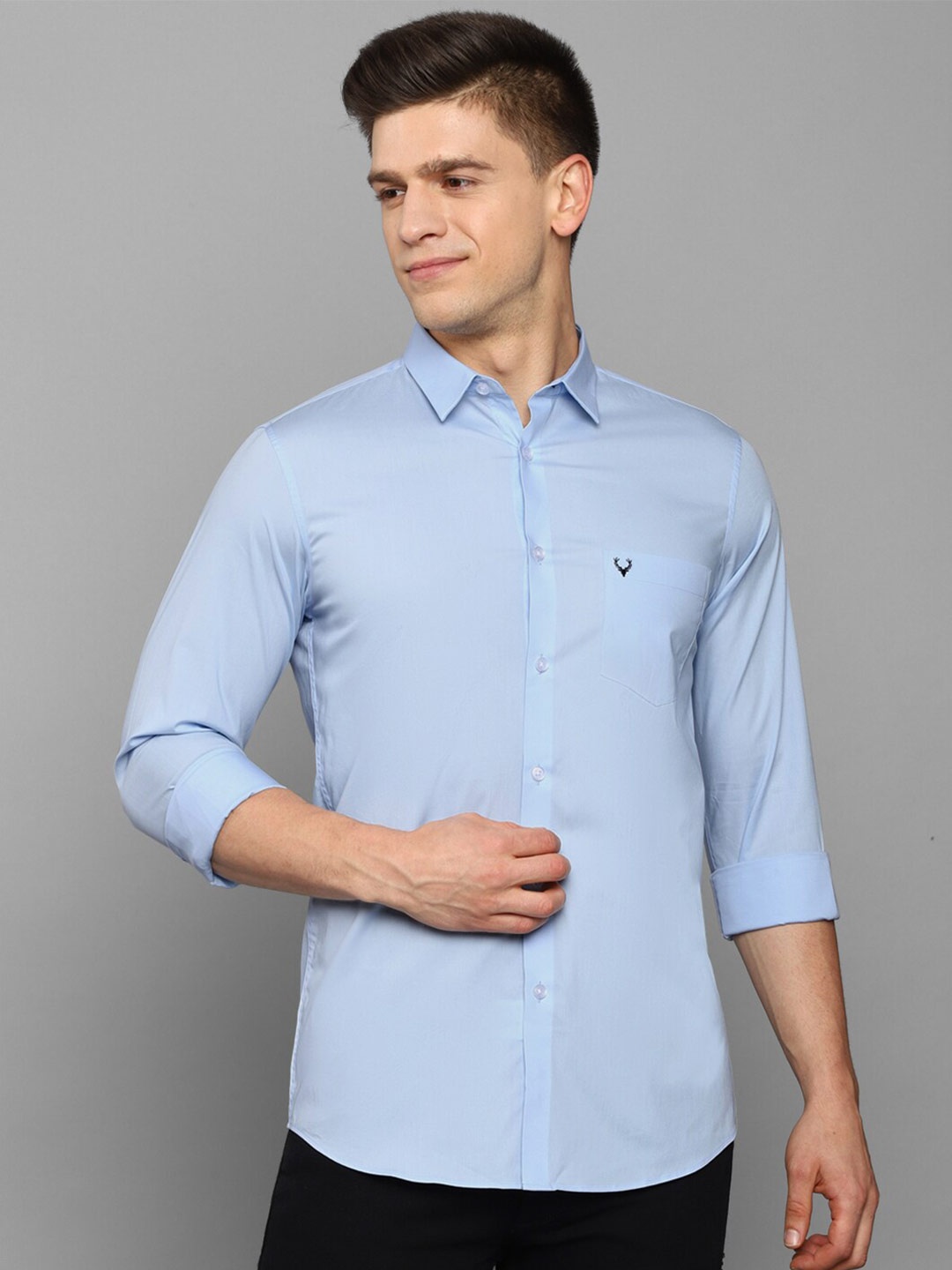 

Allen Solly Men Blue Slim Fit Casual Shirt