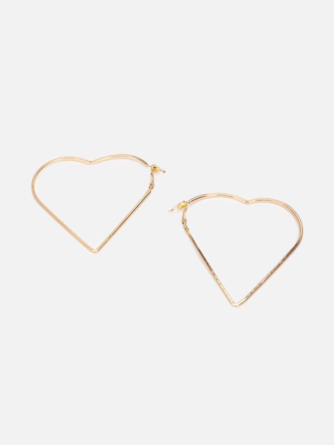 

FOREVER 21 Women Gold-Toned Contemporary Hoop Earrings