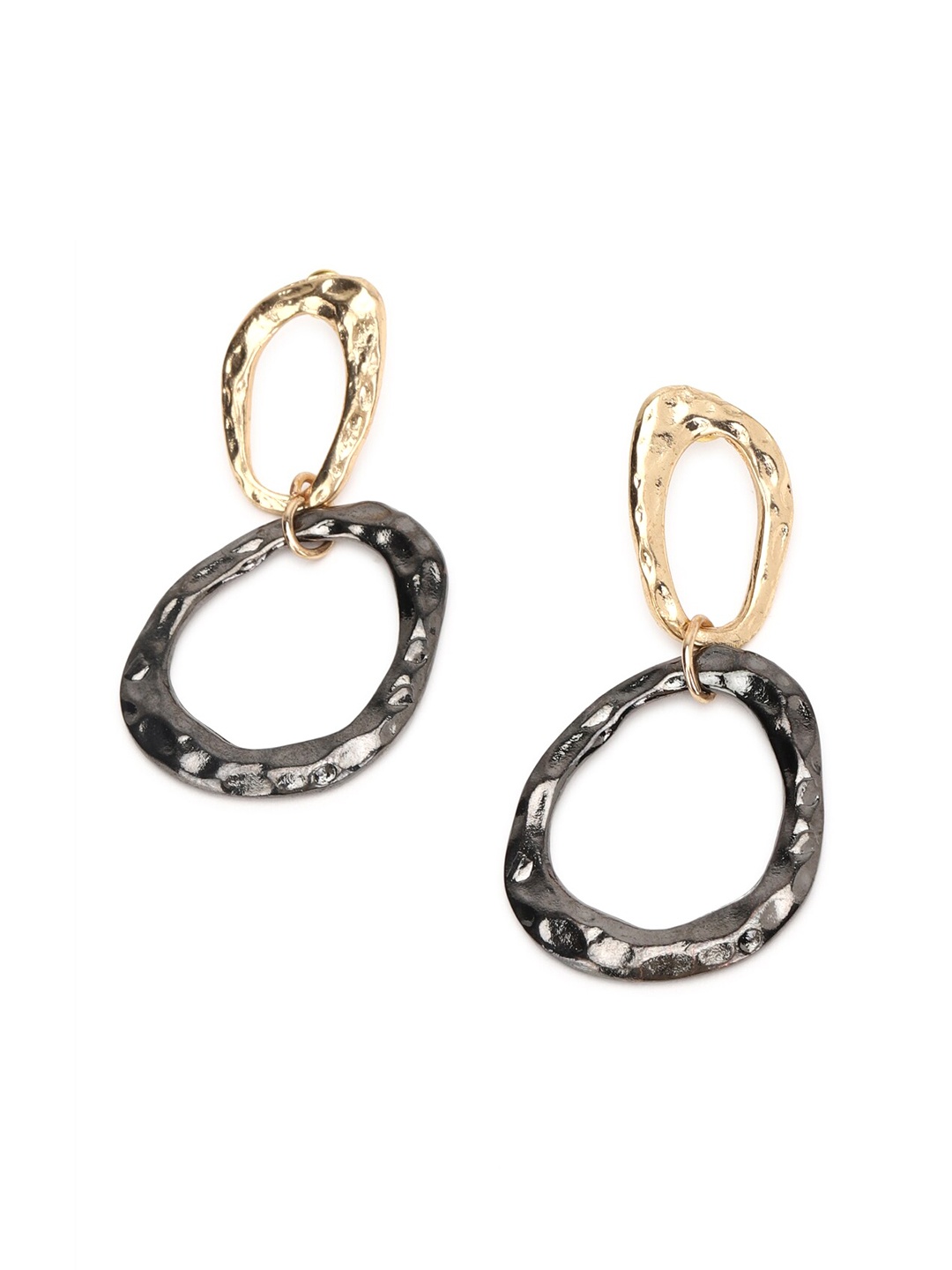 

FOREVER 21 Black Contemporary Drop Earrings