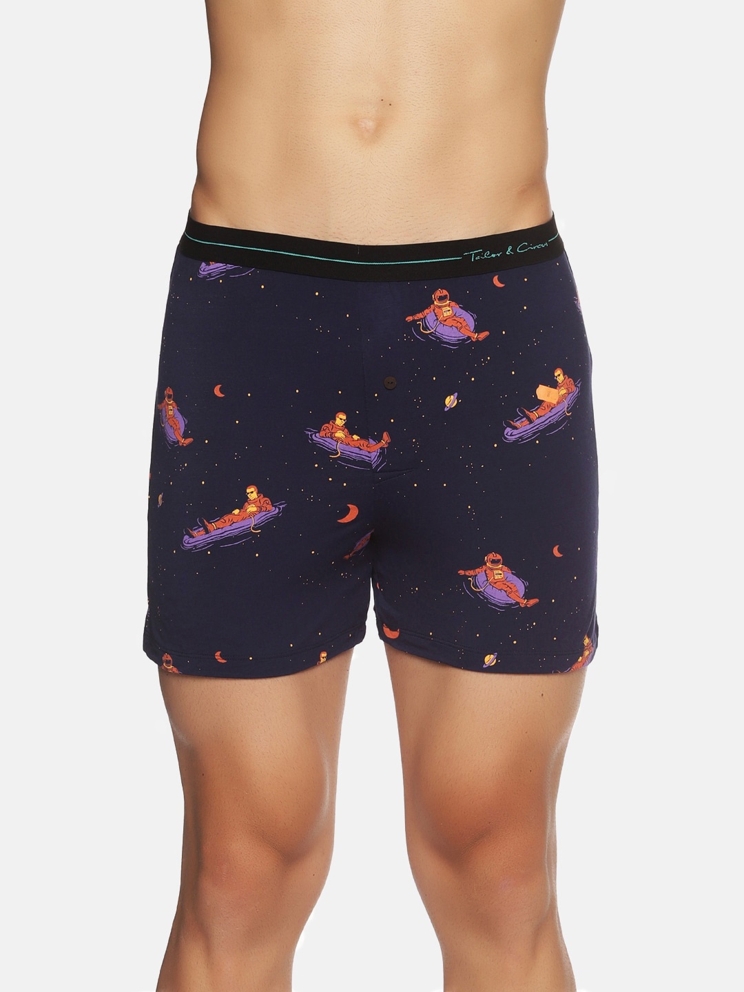 

Tailor & Circus Violet Printed Puresoft Anti-Bacterial Beechwood Modal Boxers