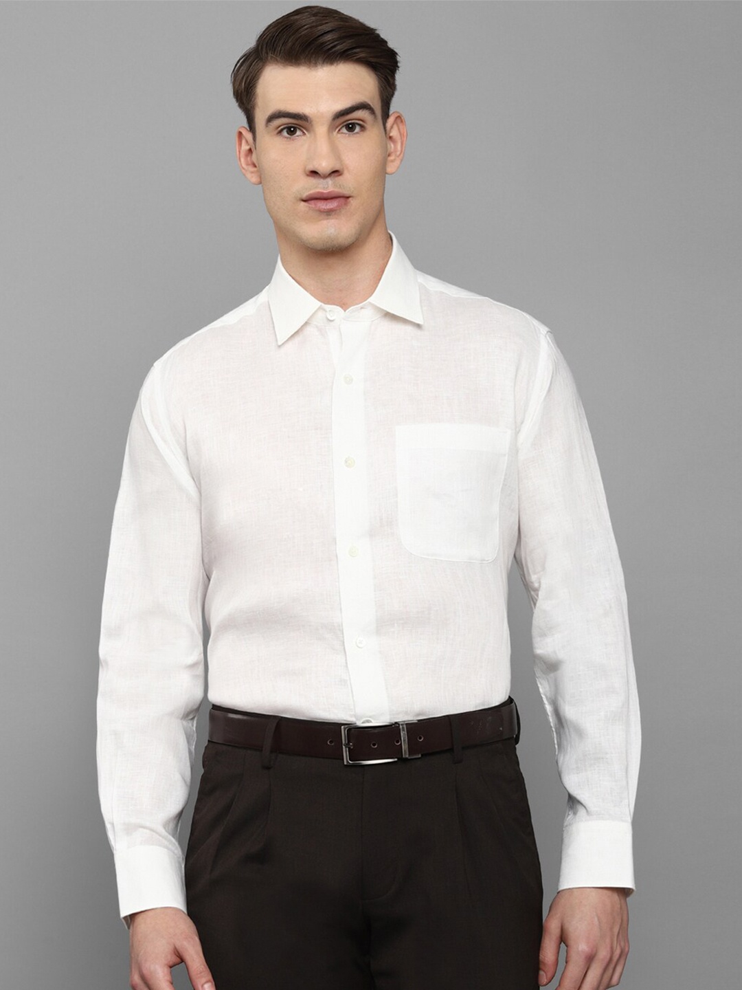 

Luxure by Louis Philippe Men White Formal Shirt