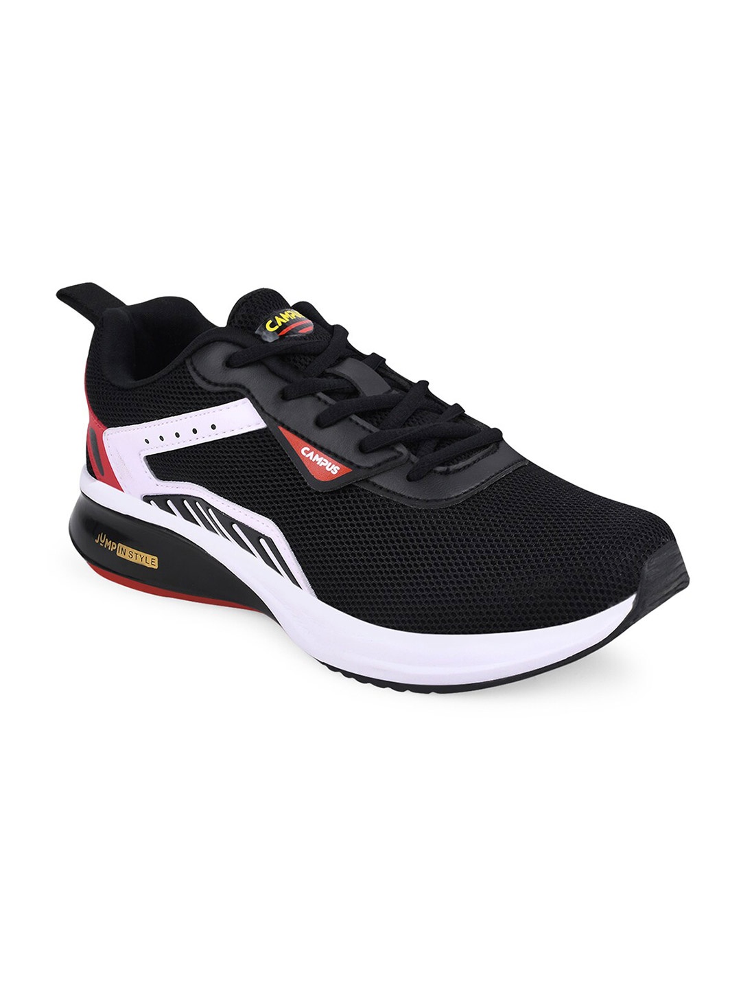 

Campus Unisex Kids Black Mesh Running Shoes