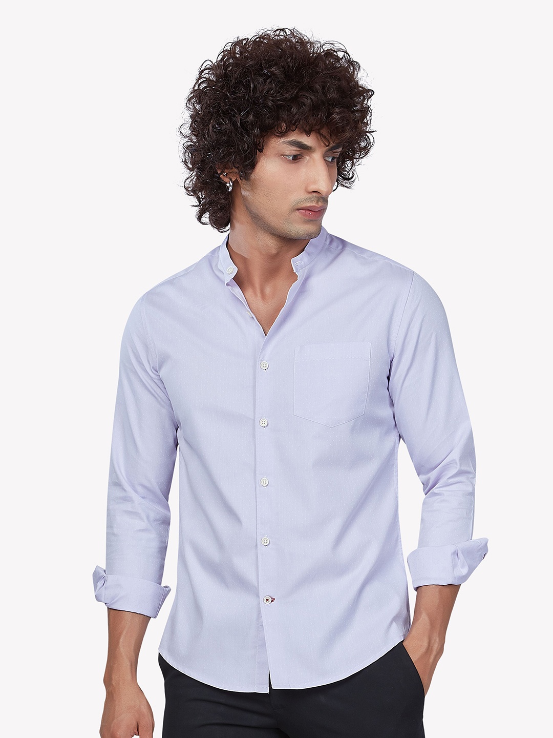 

VASTRADO Men Purple Casual Shirt