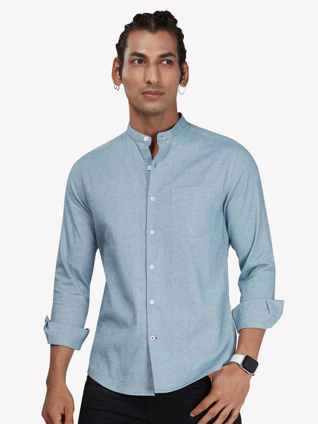

VASTRADO Men Blue Casual Shirt