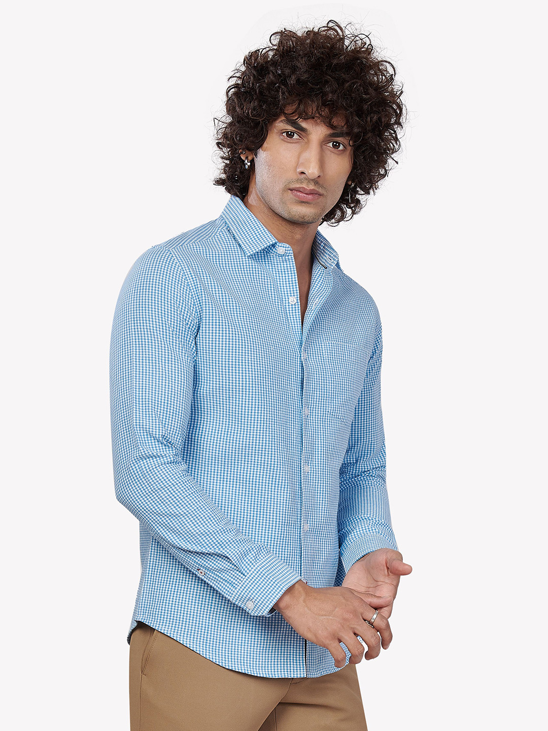 

VASTRADO Men Blue Casual Shirt