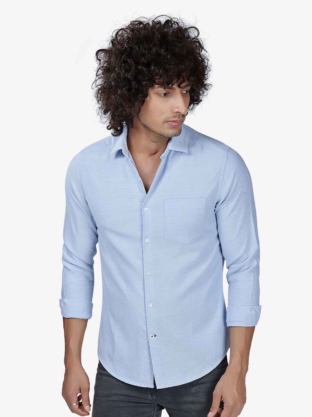 

VASTRADO Men Blue Casual Shirt