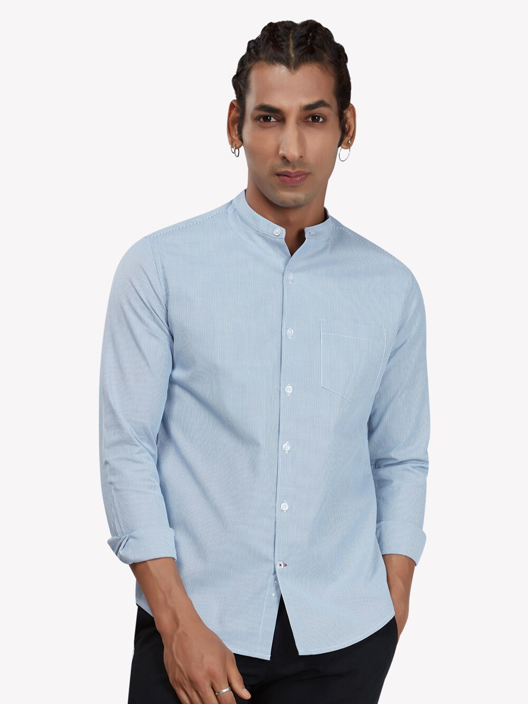 

VASTRADO Men Blue Casual Shirt