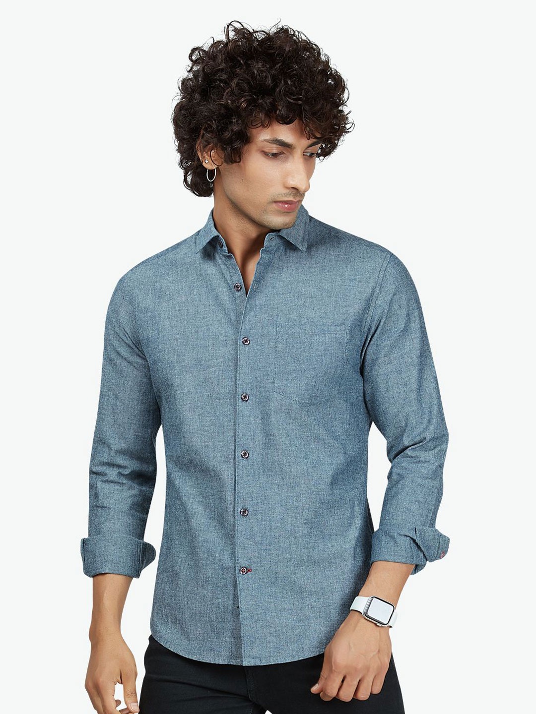 

VASTRADO Men Grey Casual Shirt