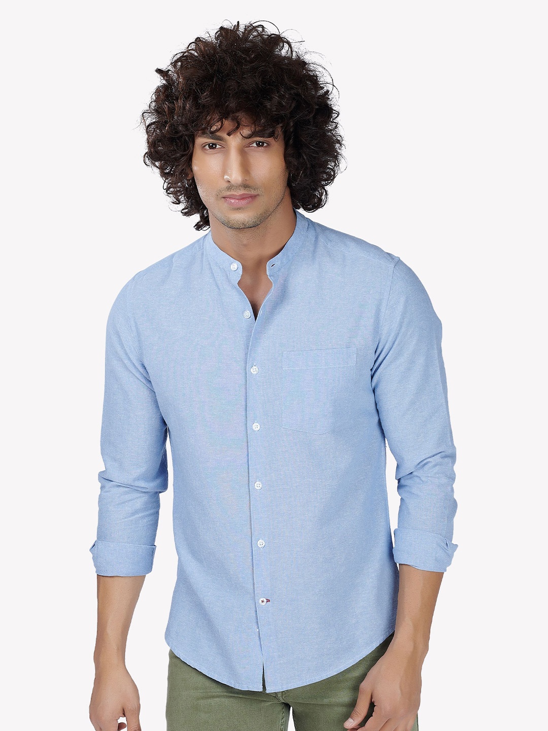 

VASTRADO Men Blue Casual Shirt