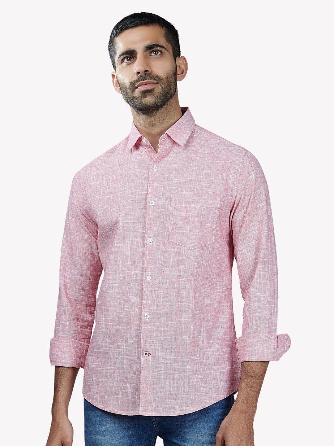 

VASTRADO Men Pink Casual Shirt