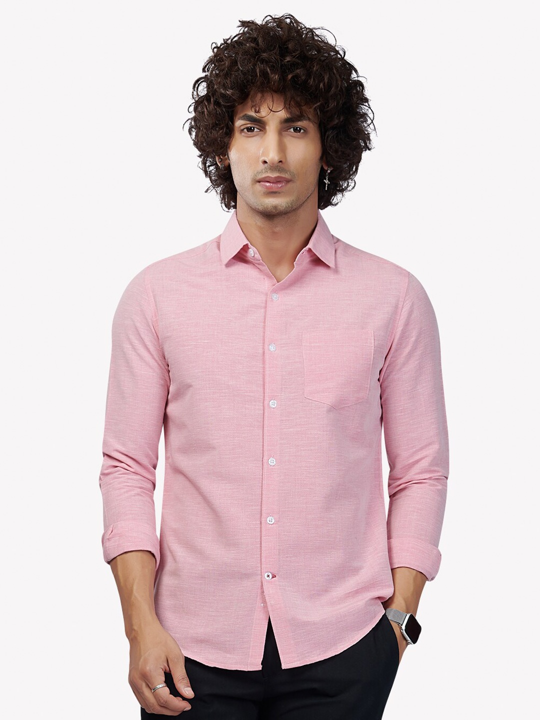 

VASTRADO Men Pink Casual Shirt