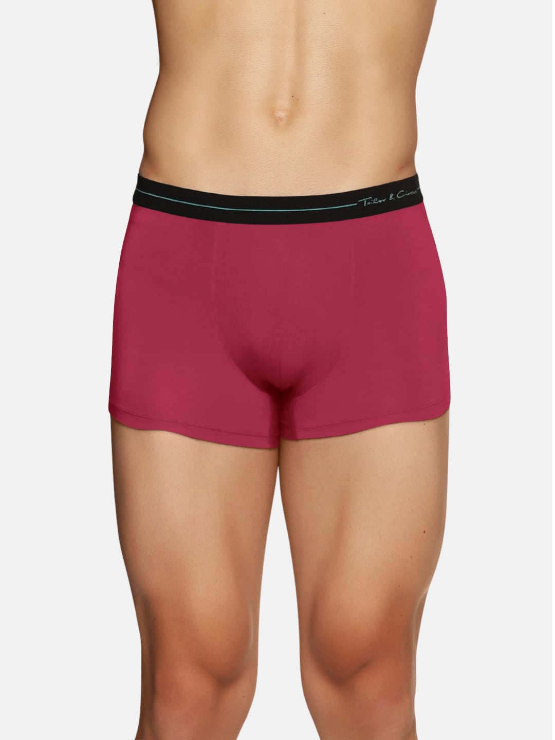 

Tailor & Circus Men Maroon Solid Anti-Bacterial Beechwood Modal Trunks