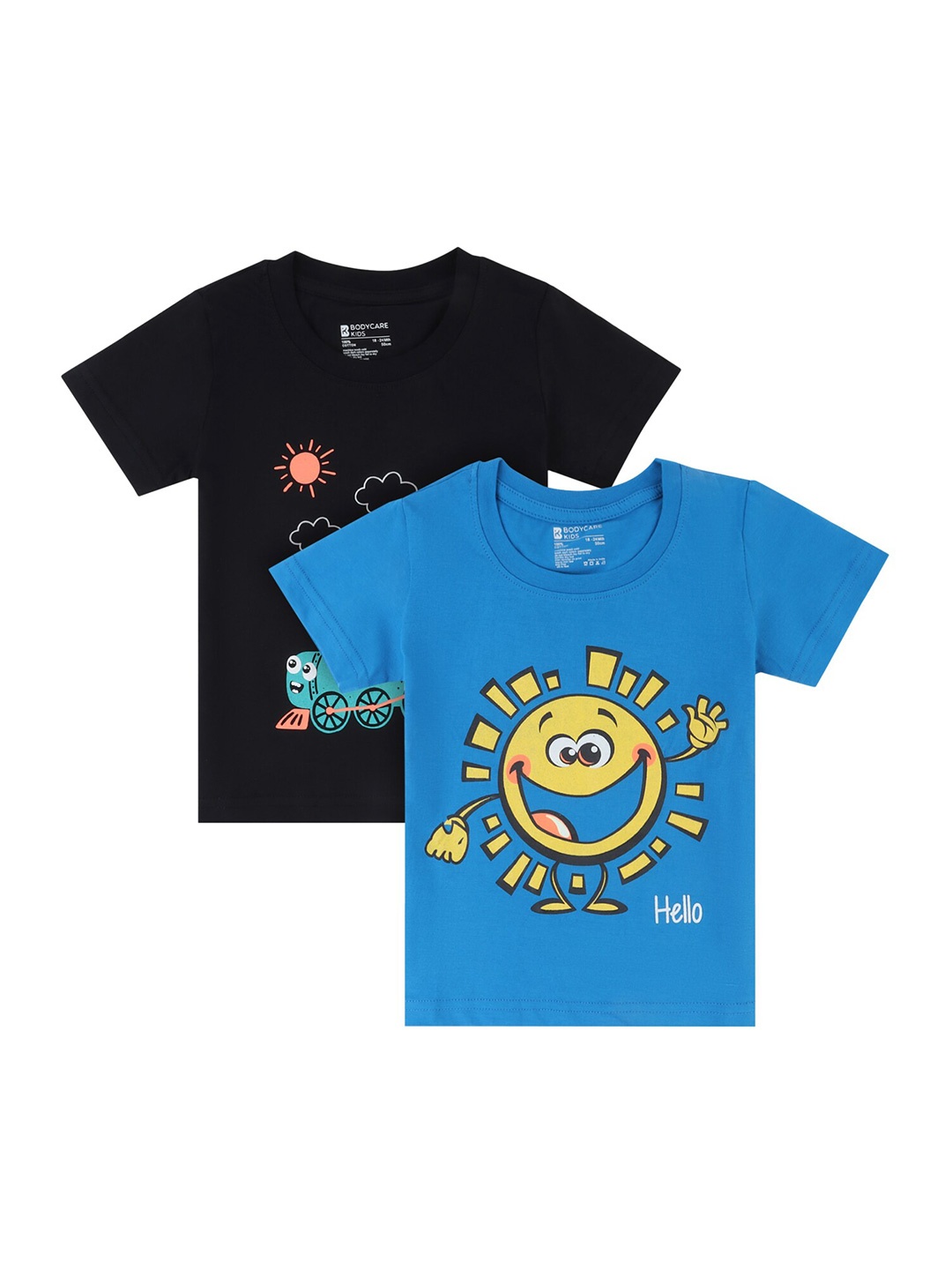 

Bodycare Kids Boys Assorted Typography 2 Printed Applique T-shirt