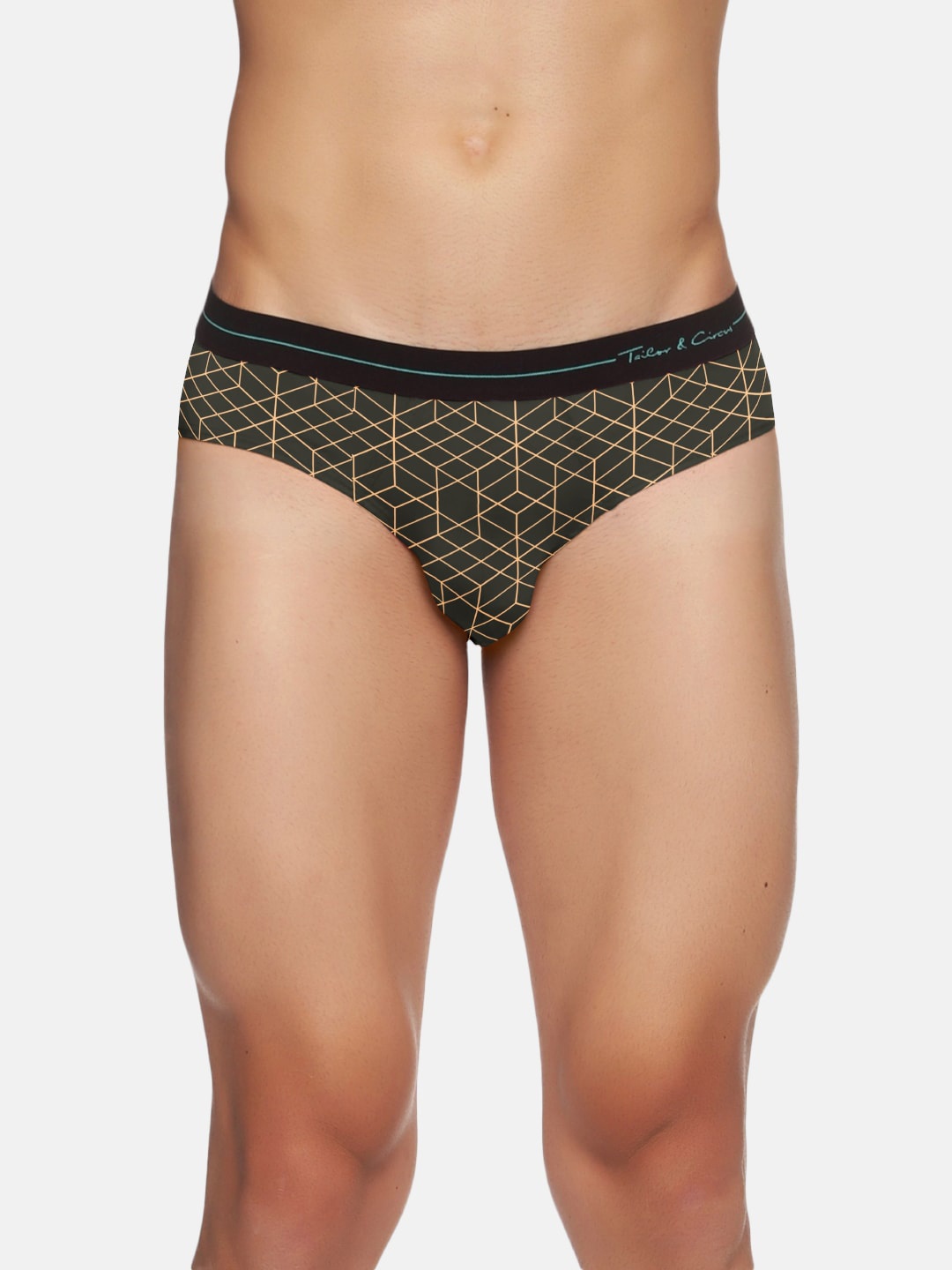 

Tailor & Circus Men Green Printed Puresoft Anti-Bacterial Beechwood Modal Briefs