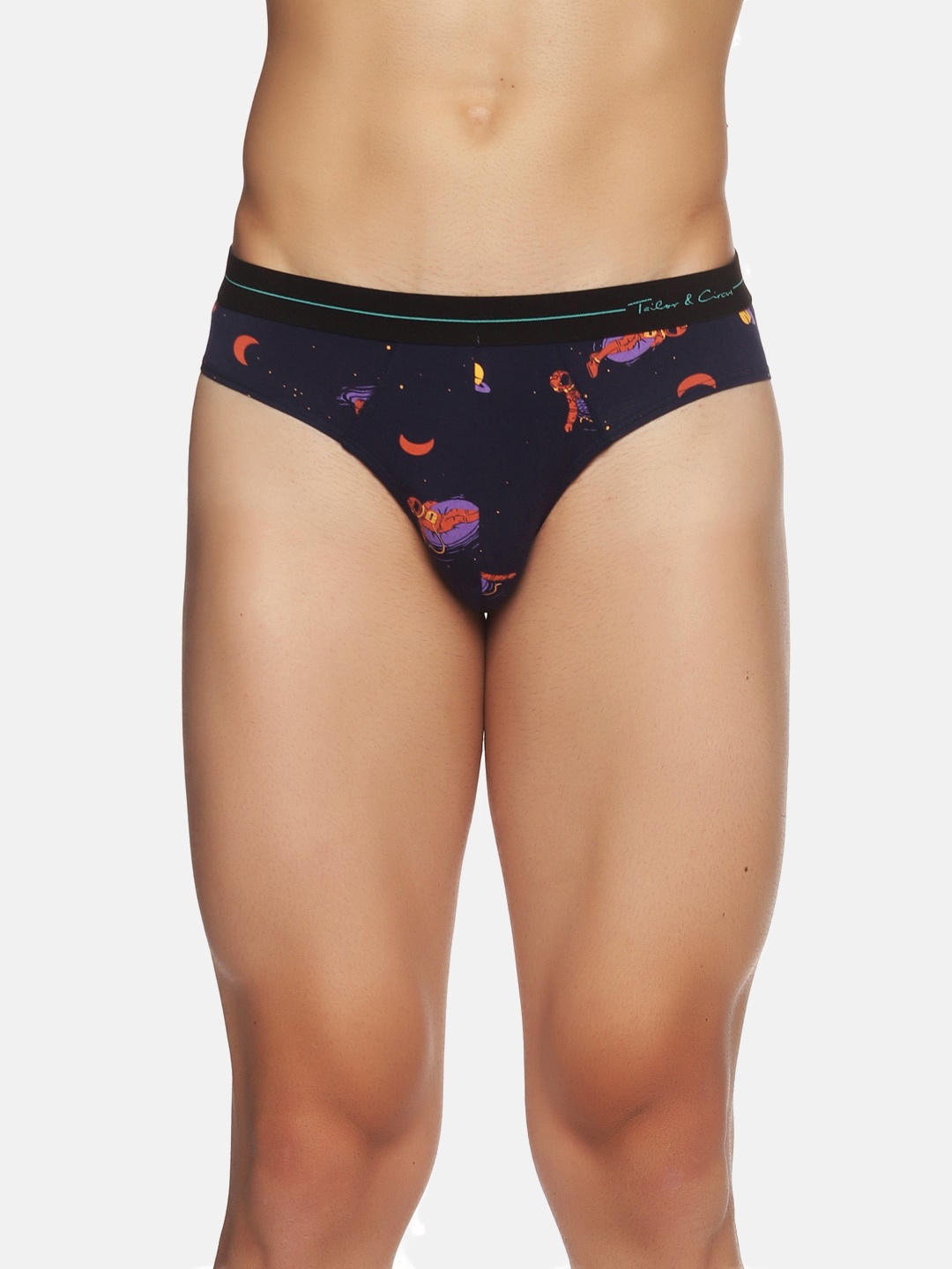 

Tailor & Circus Men Navy Blue Soft Puresoft Anti-Bacterial Beechwood Modal Briefs