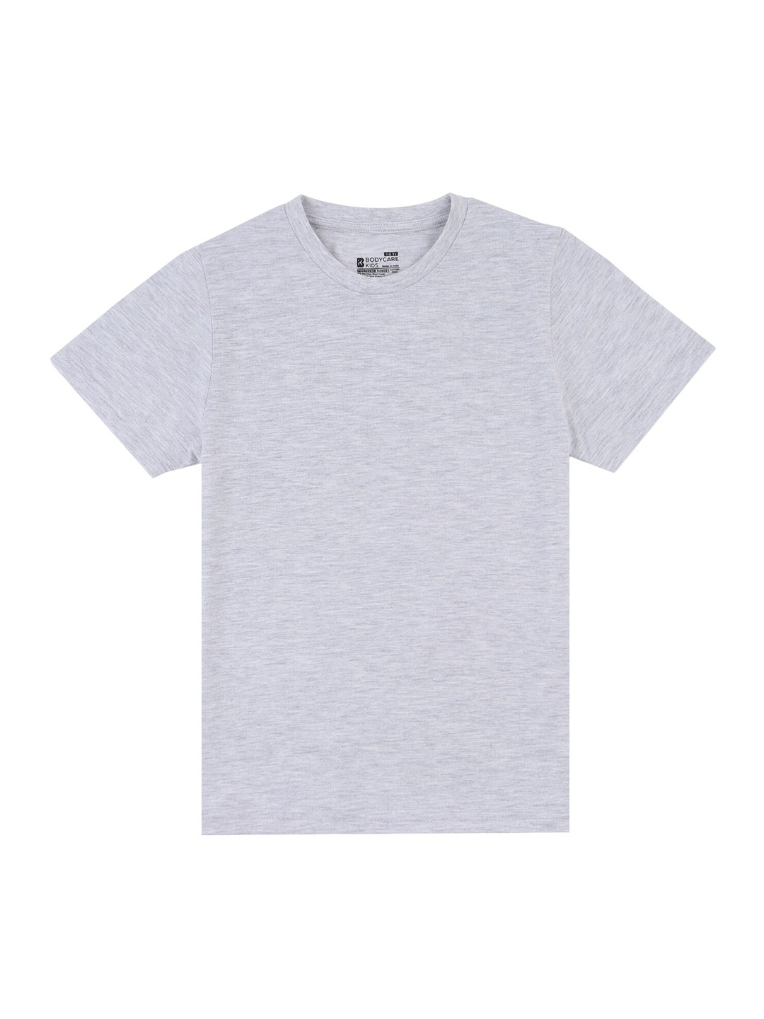 

PROTEENS Boys Grey Round Neck Raw Edge T-shirt