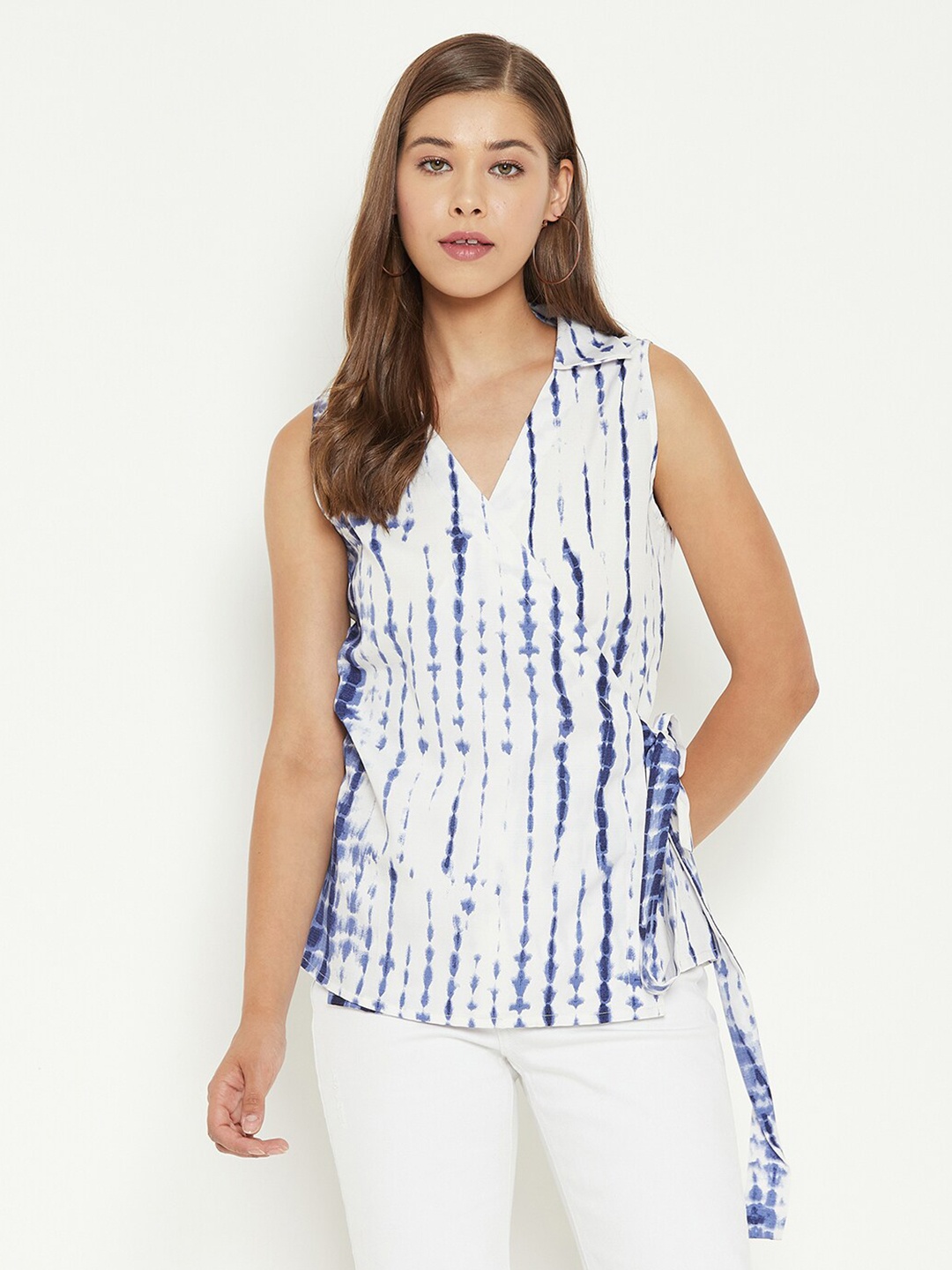 

PURYS White Print Top