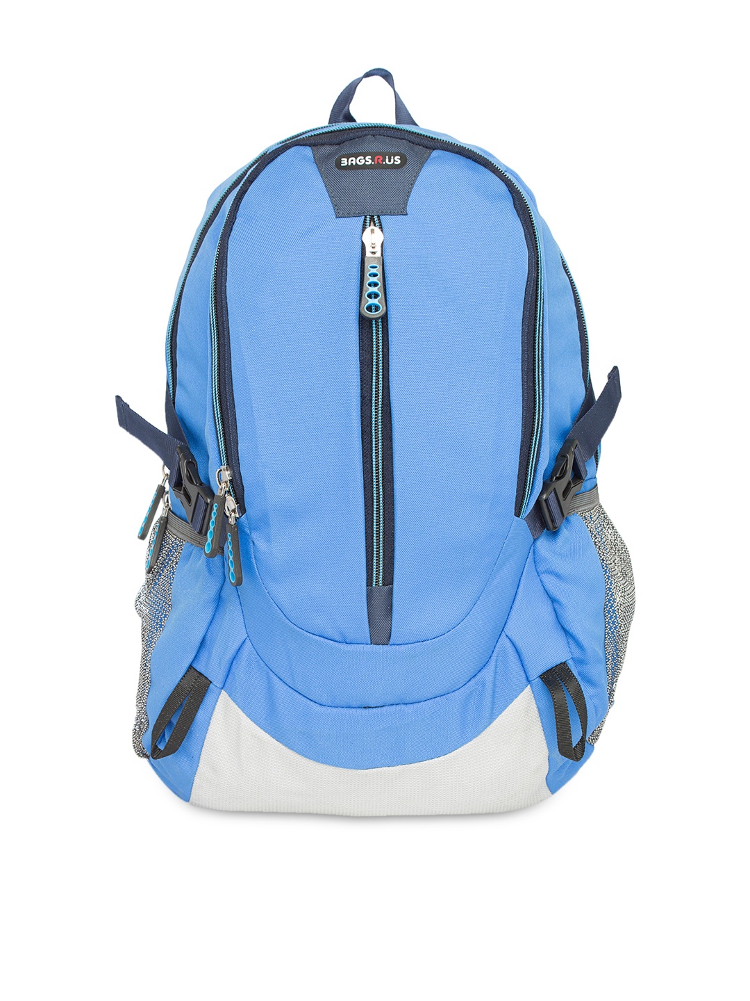 

Bags.R.us Unisex Blue & Grey Backpack