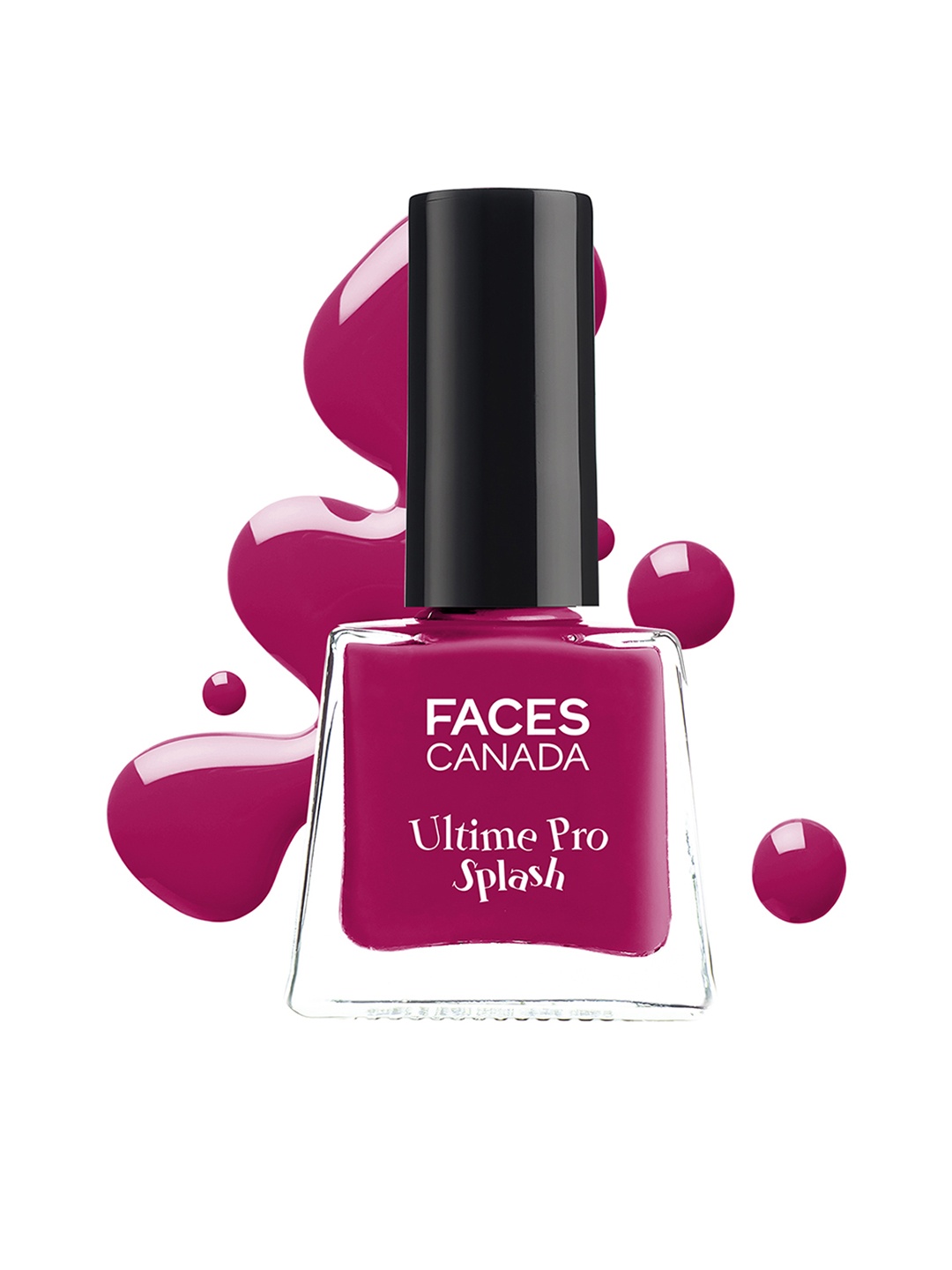 

FACES CANADA Ultime Pro Splash Quick-Dry Mini Nail Enamel 5ml - Cherry Blast 50, Pink